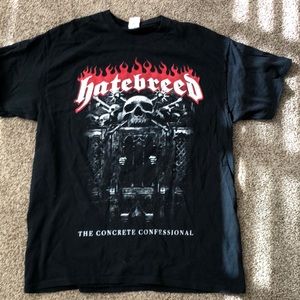 Hatebreed 2017 band US summer tour shirt, sz L
